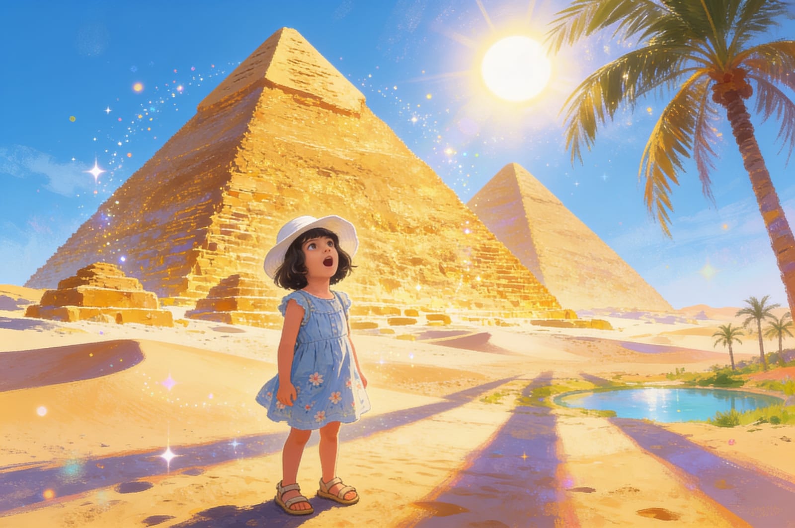 Raisha's Egyptian Adventure — illustration for page 2