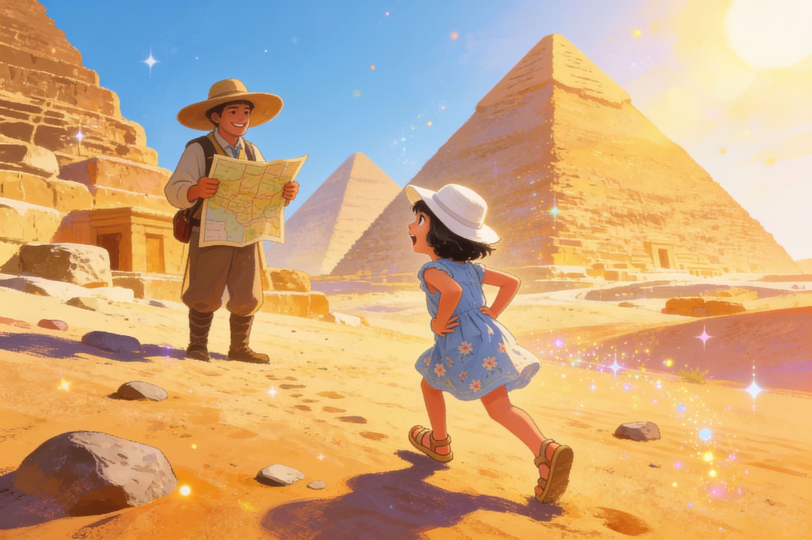 Raisha's Egyptian Adventure — illustration for page 3
