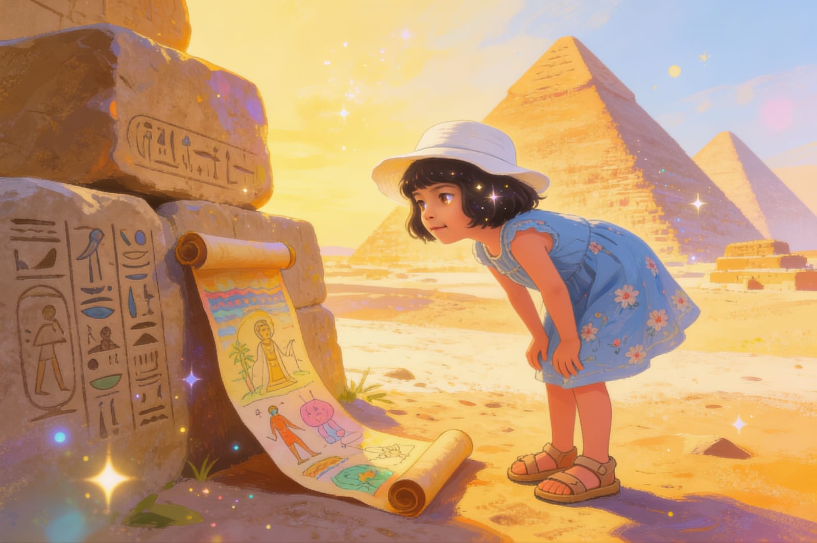 Raisha's Egyptian Adventure — illustration for page 4