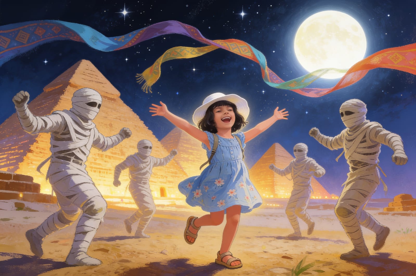 Raisha's Egyptian Adventure — illustration for page 7
