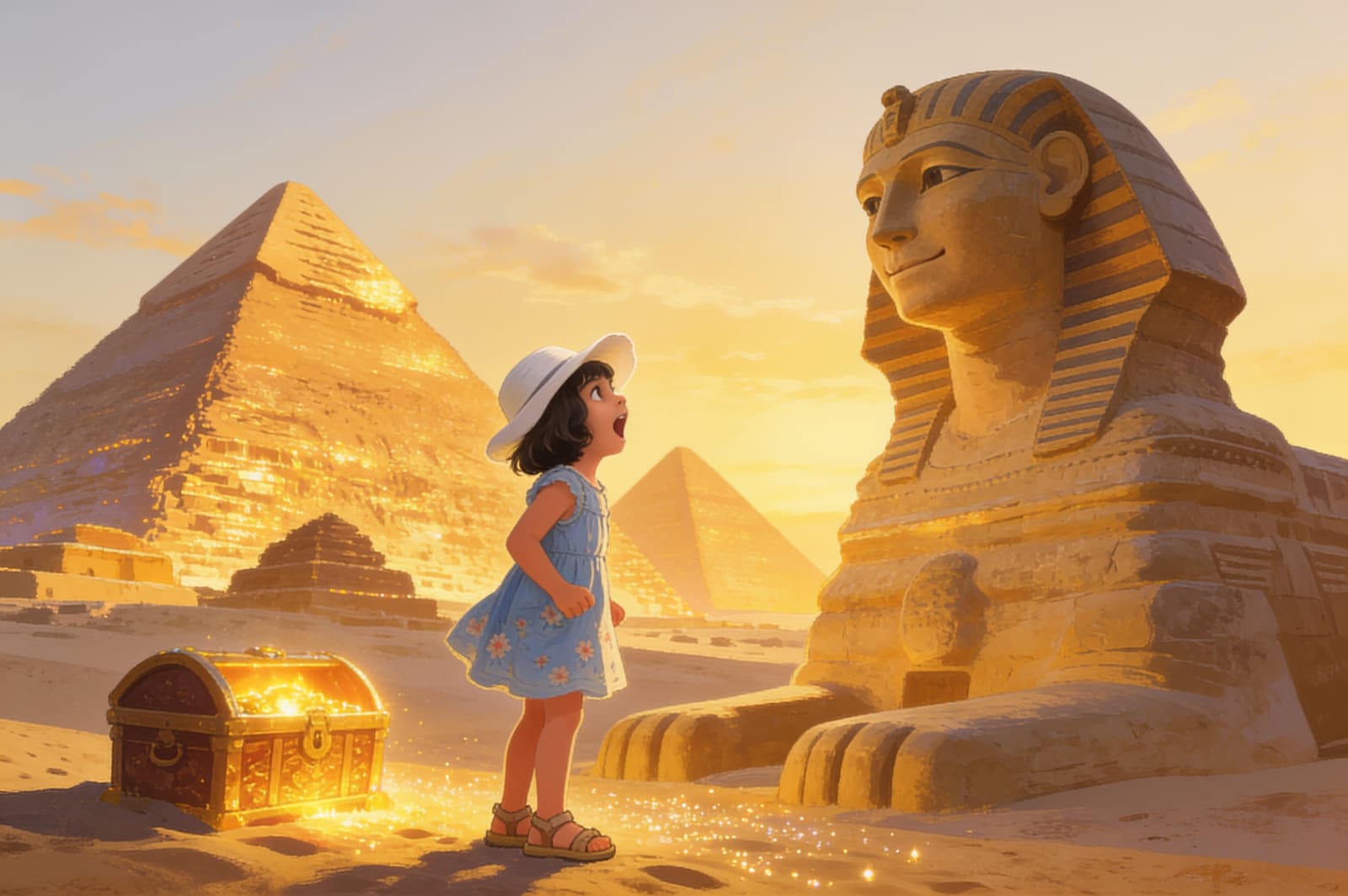 Raisha's Egyptian Adventure — illustration for page 10