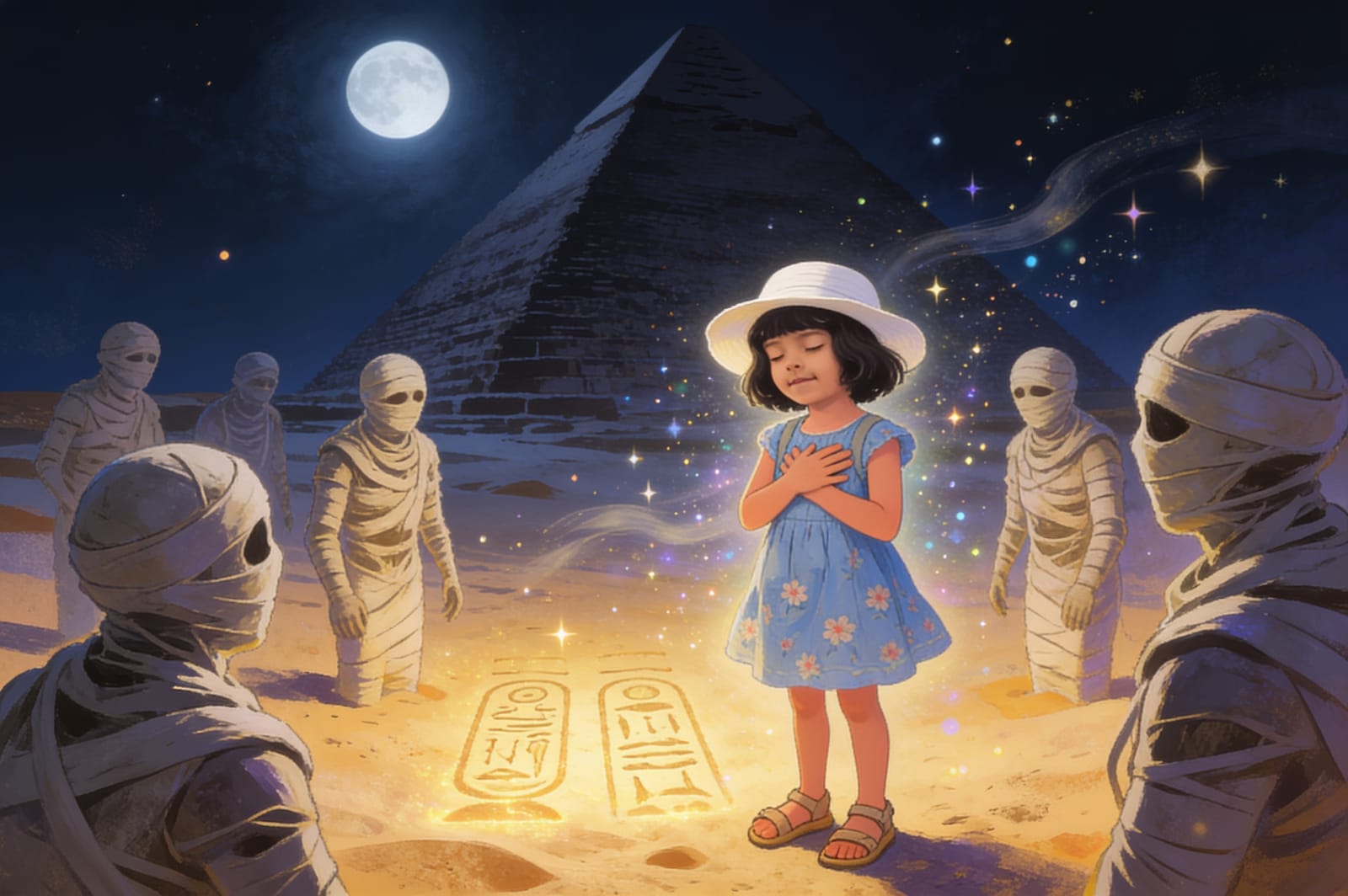 Raisha's Egyptian Adventure — illustration for page 12