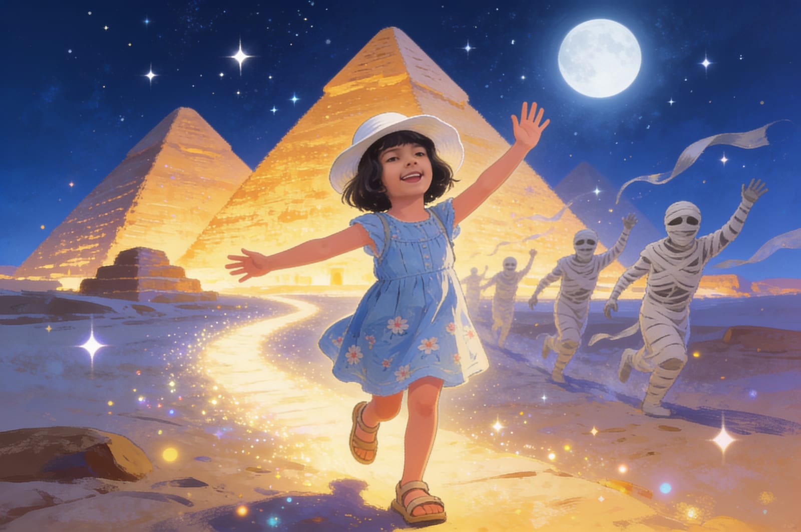 Raisha's Egyptian Adventure — illustration for page 14