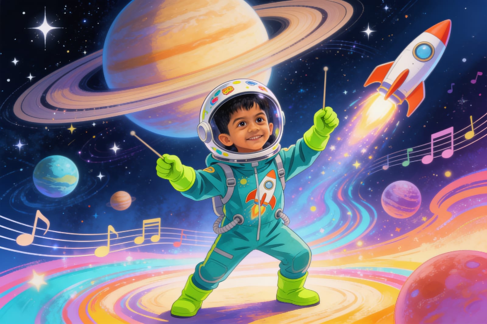 Saturn's Ice-Ring Band: Ivan’s Space Adventure — illustration for page 11