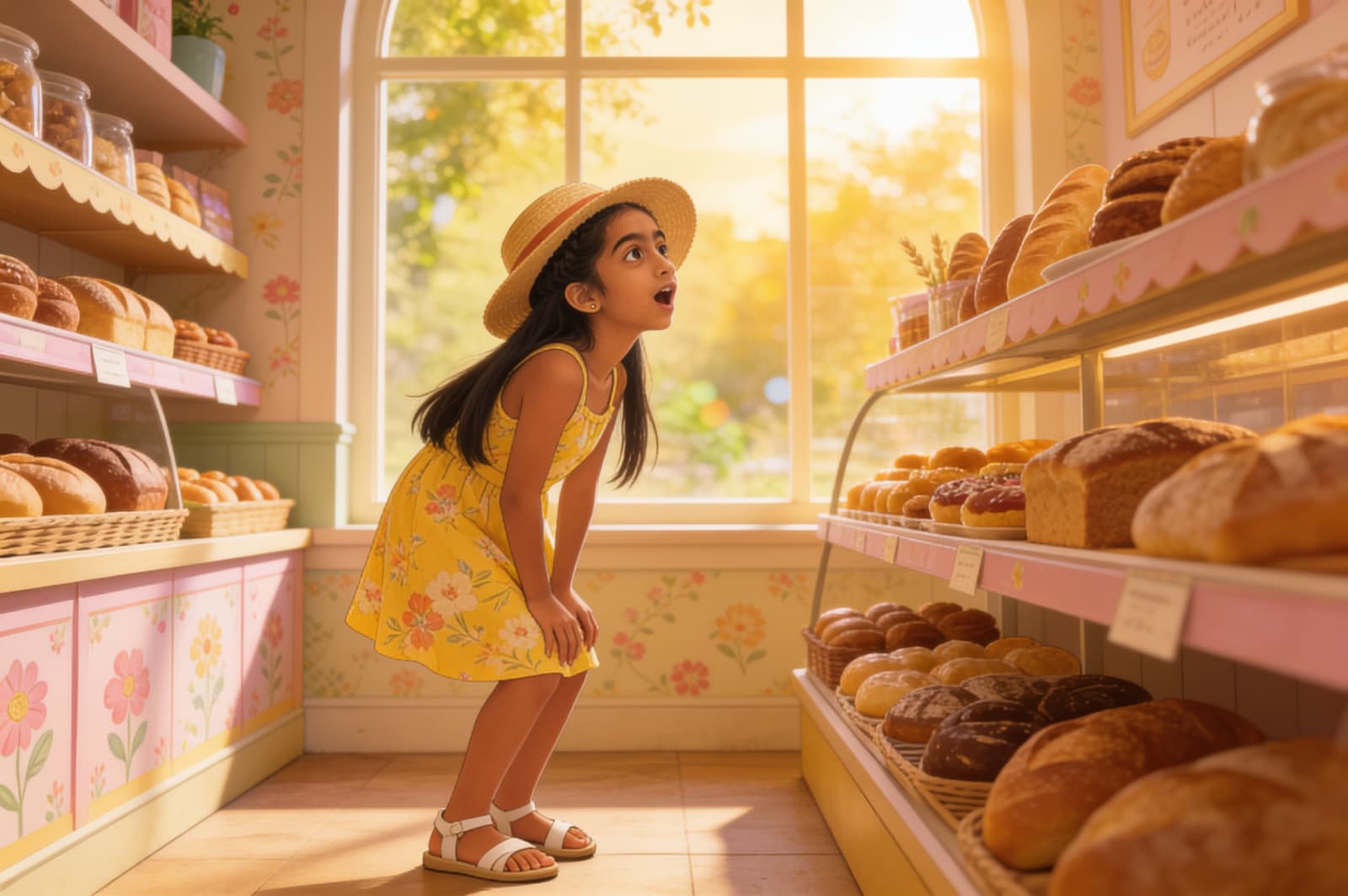 Amyra's Baking Adventure — illustration for page 1