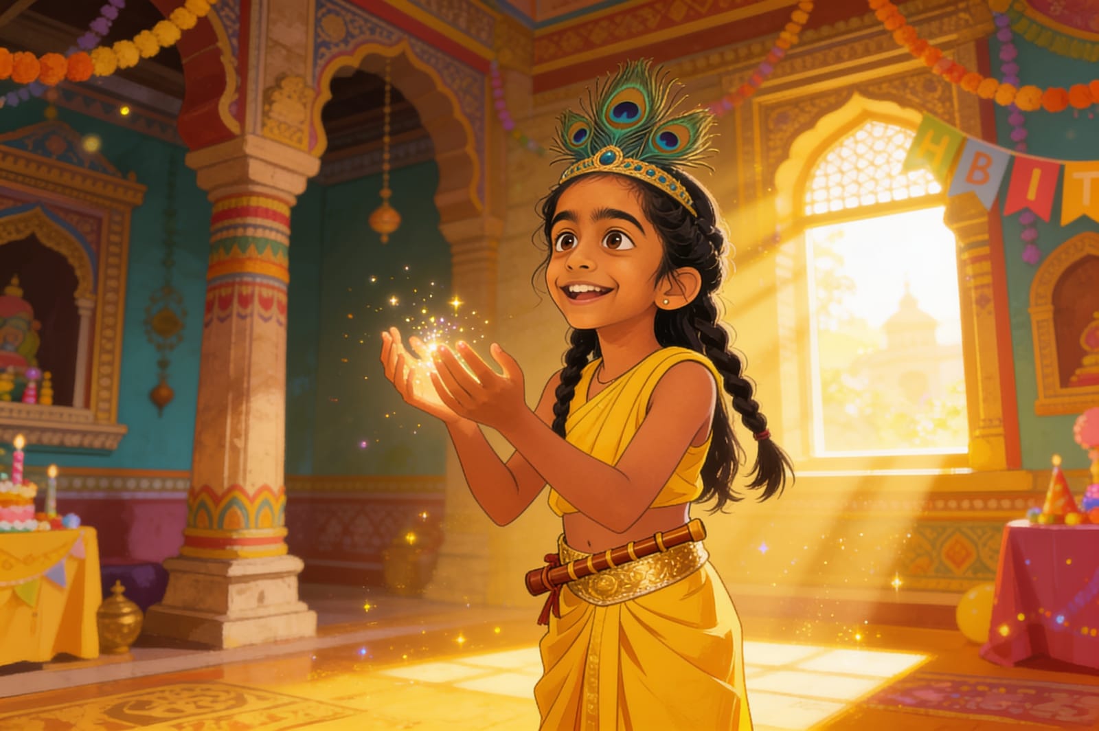 Amyra's Janmashtami Adventure — illustration for page 11