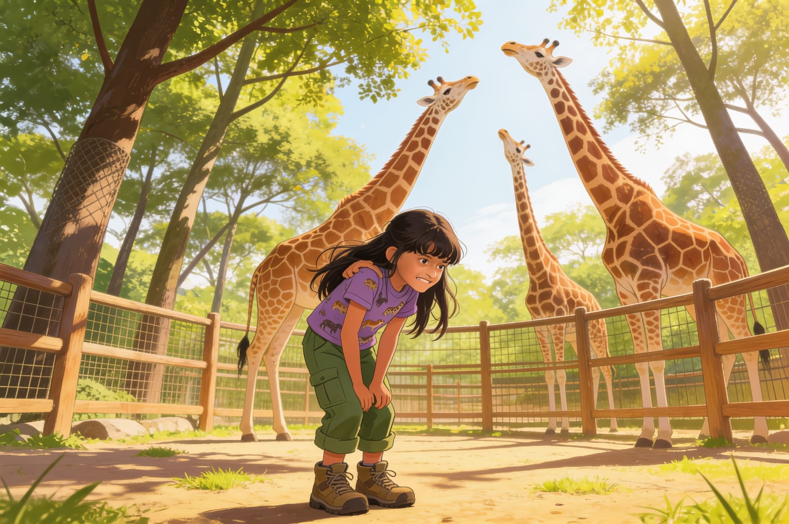 Aira's Great Zoo Adventure — illustration for page 4