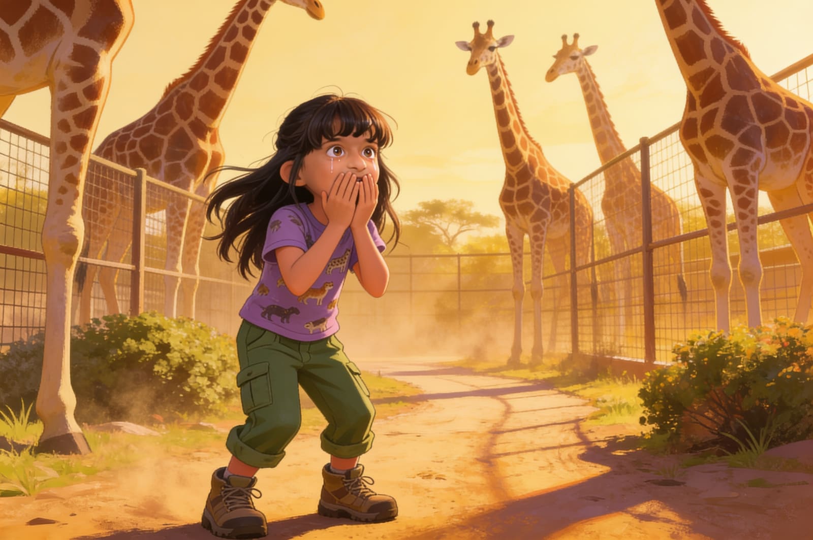 Aira's Great Zoo Adventure — illustration for page 5