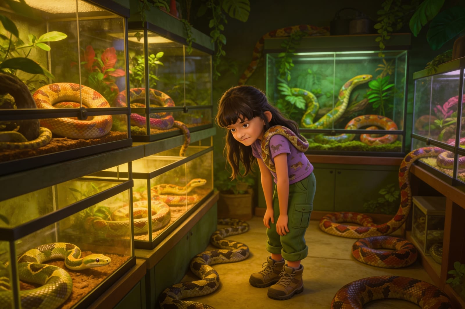Aira's Great Zoo Adventure — illustration for page 9