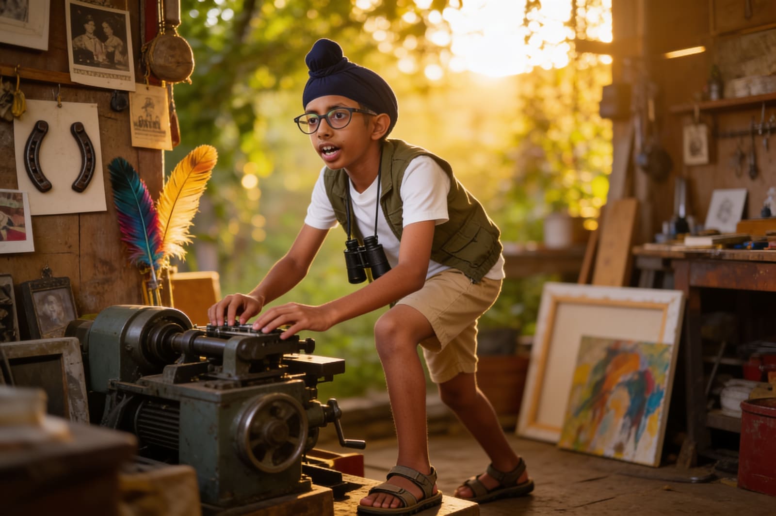 Rajveer's Time-Travel Adventure — illustration for page 7