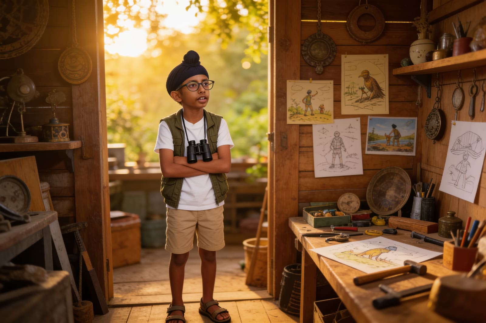 Rajveer's Time-Travel Adventure — illustration for page 15