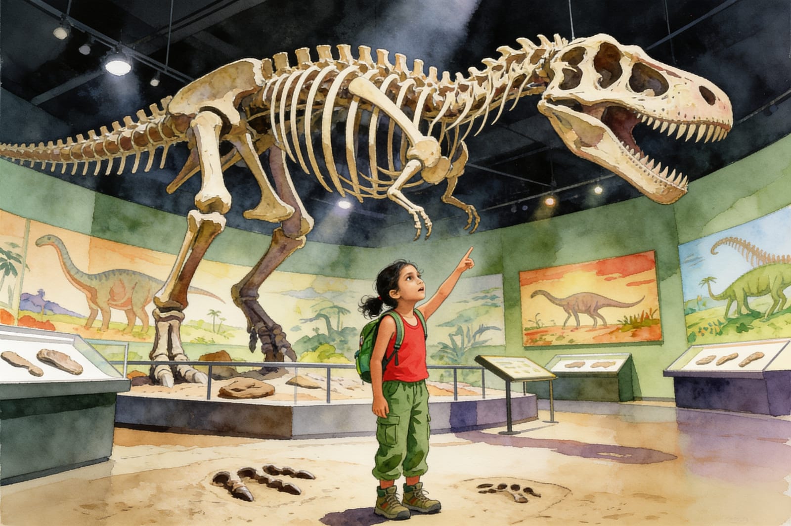 Shanti's Museum Adventure — illustration for page 6