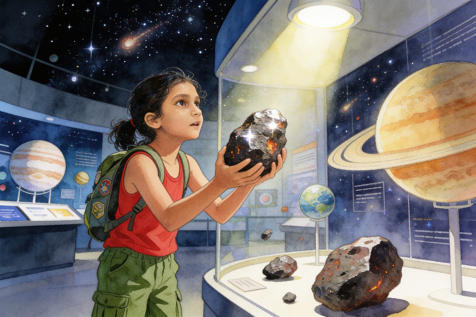Shanti's Museum Adventure — illustration for page 10
