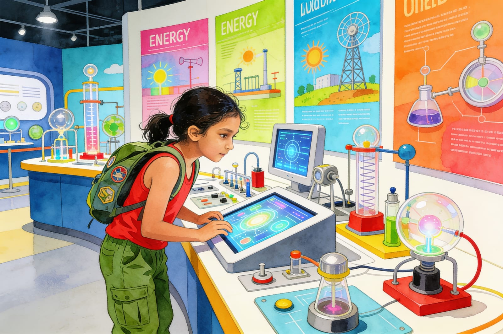 Shanti's Museum Adventure — illustration for page 11