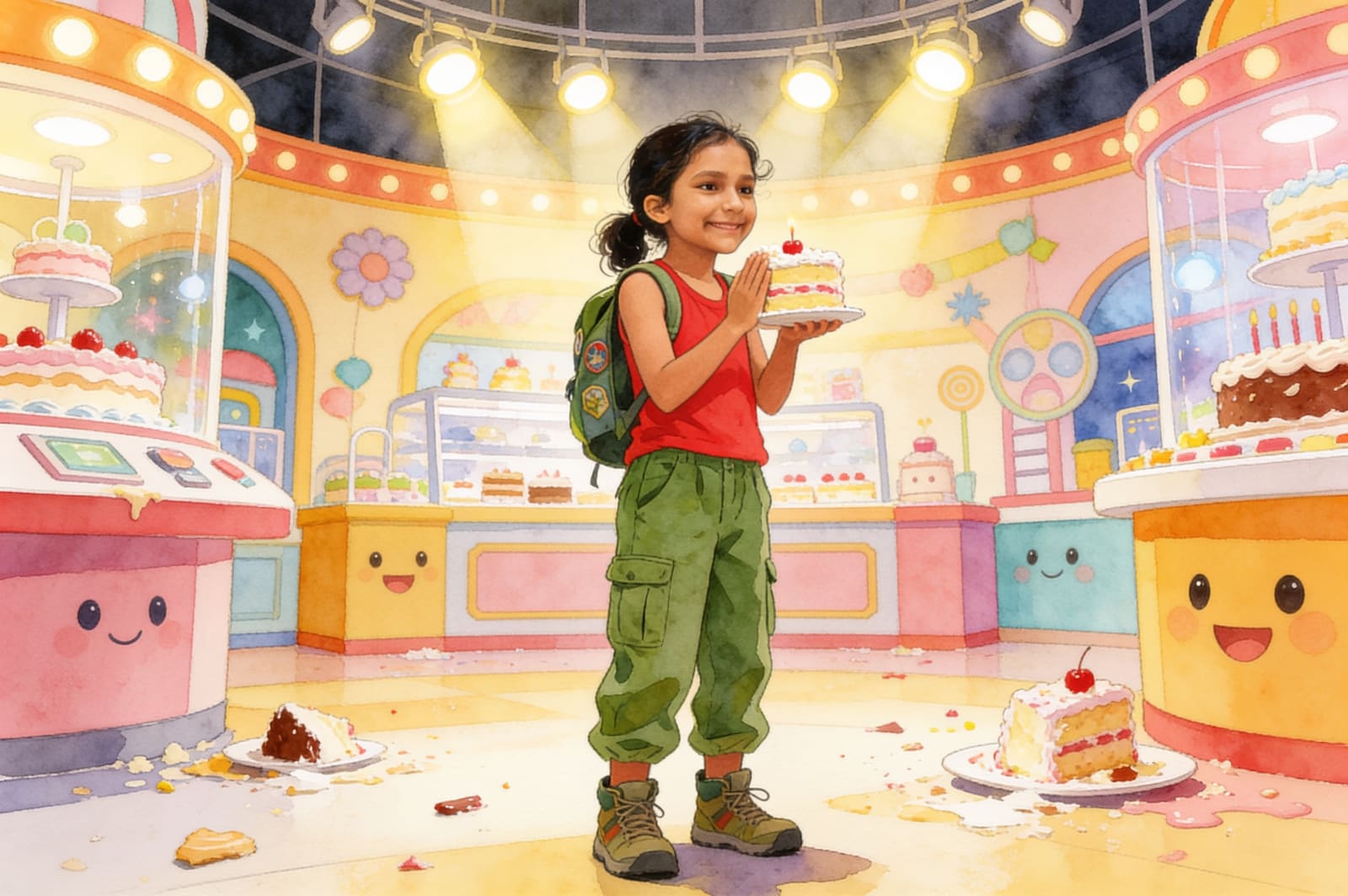 Shanti's Museum Adventure — illustration for page 15