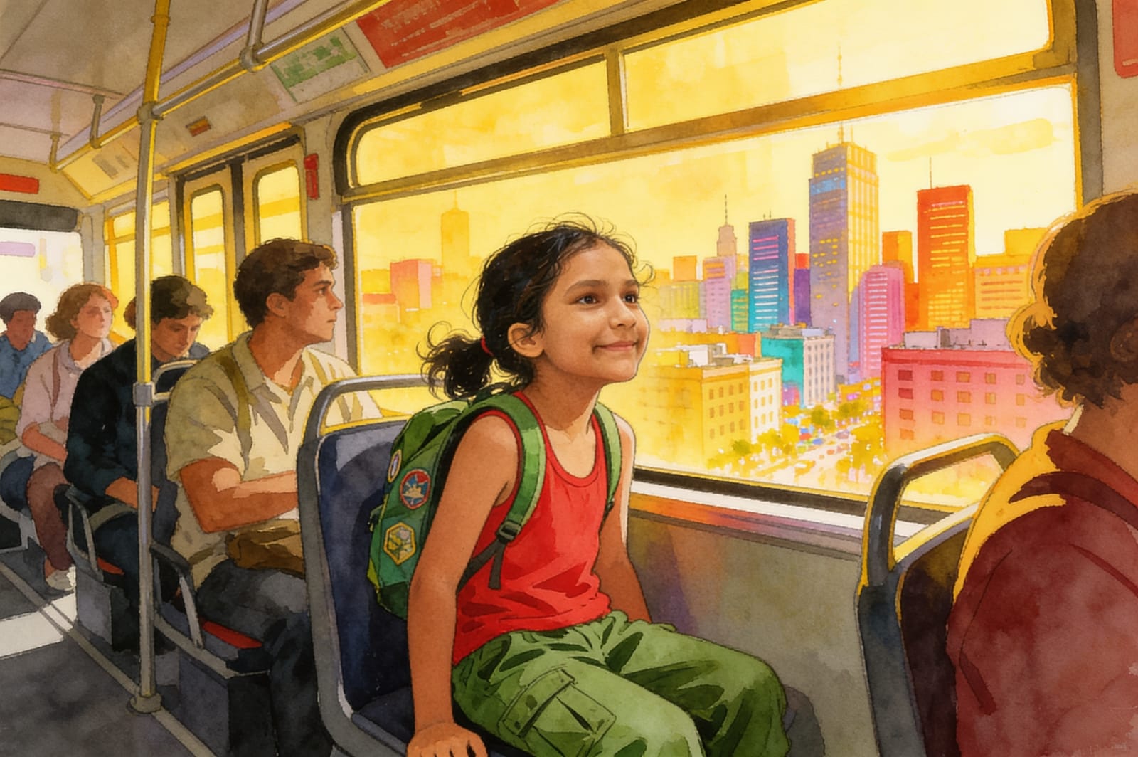 Shanti's Museum Adventure — illustration for page 16