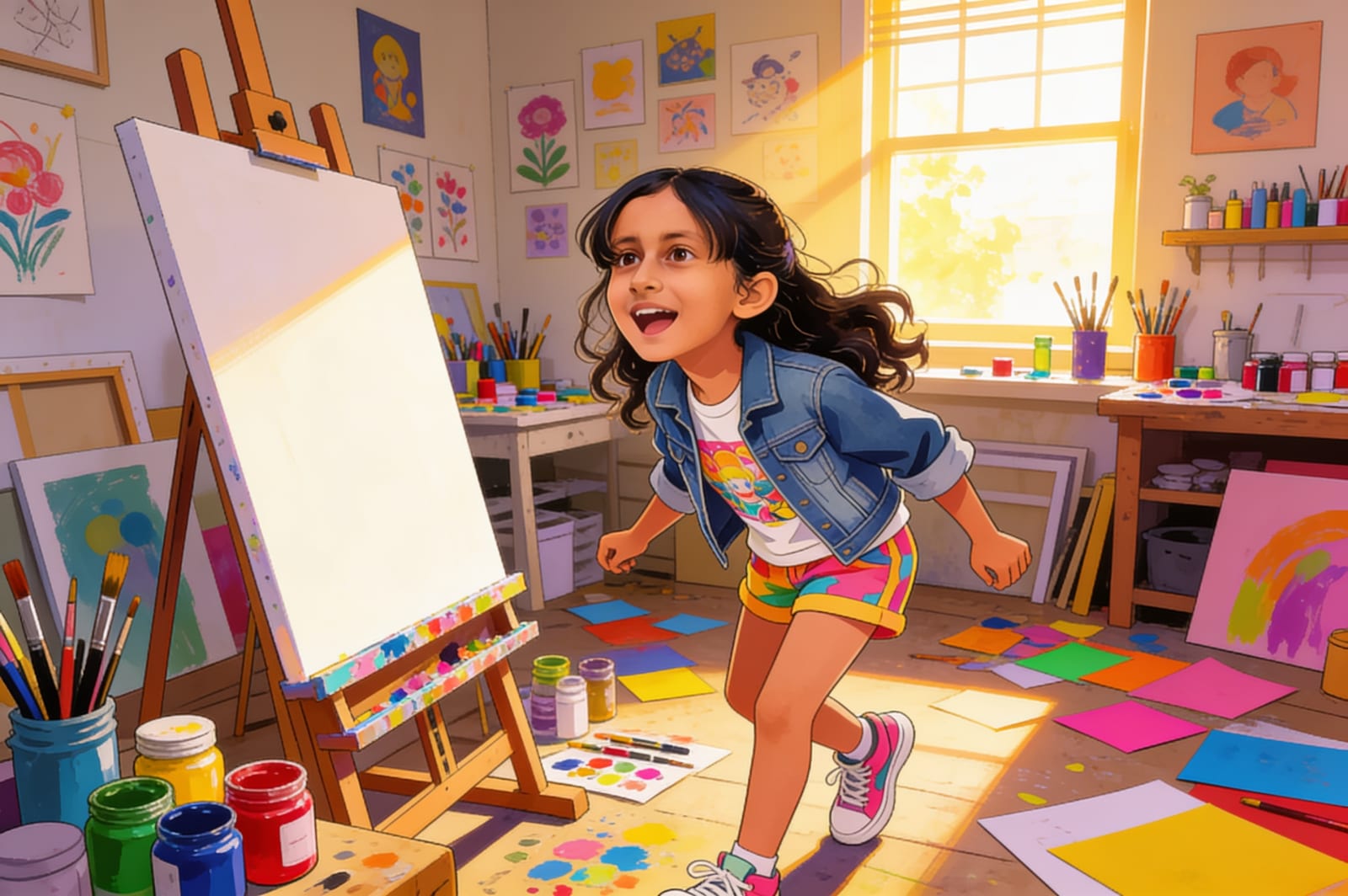 Chirjeevan's Crafty Adventure — illustration for page 1