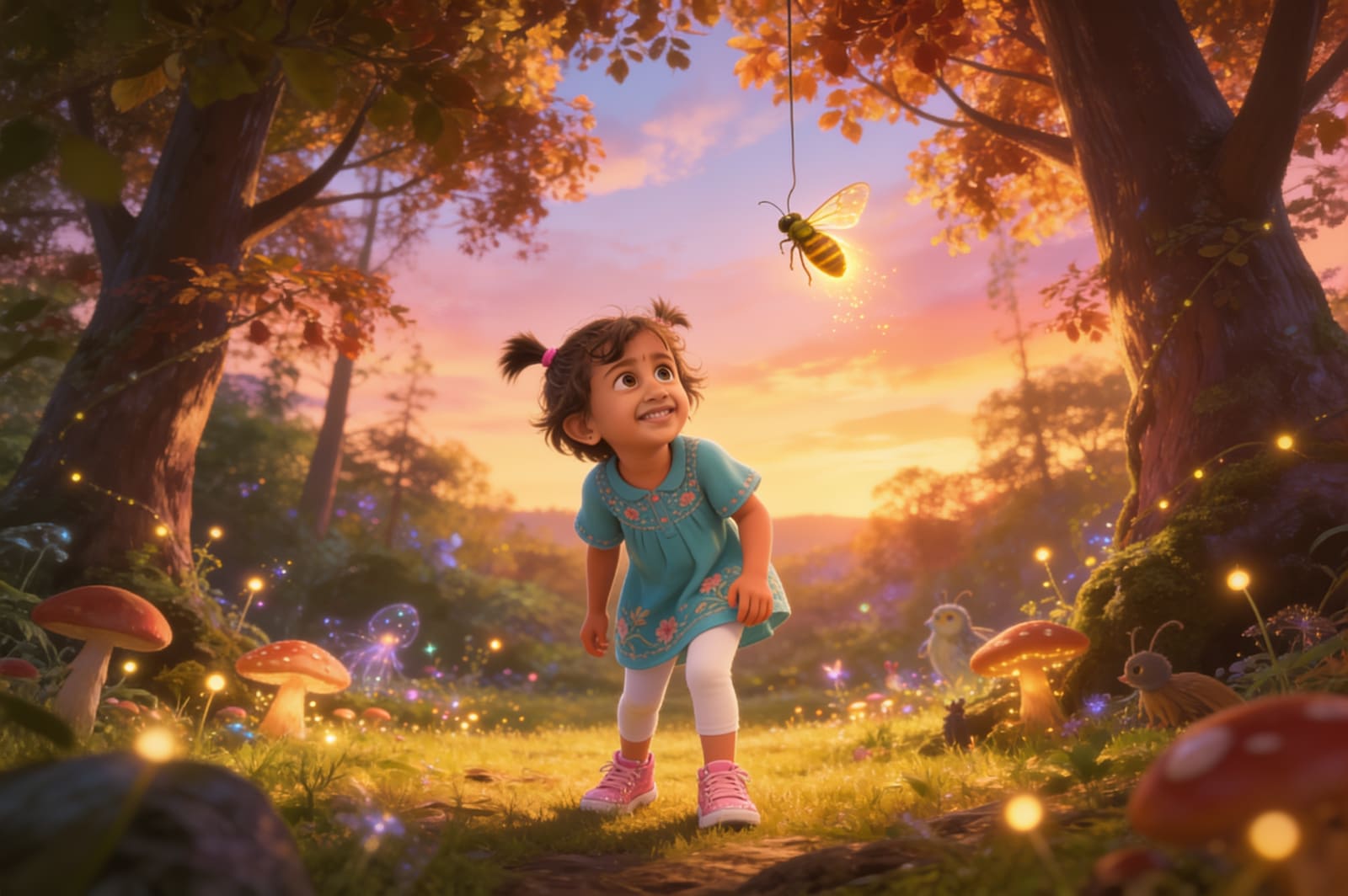 Firefly Bedtime: A Story for Sia — illustration for page 2
