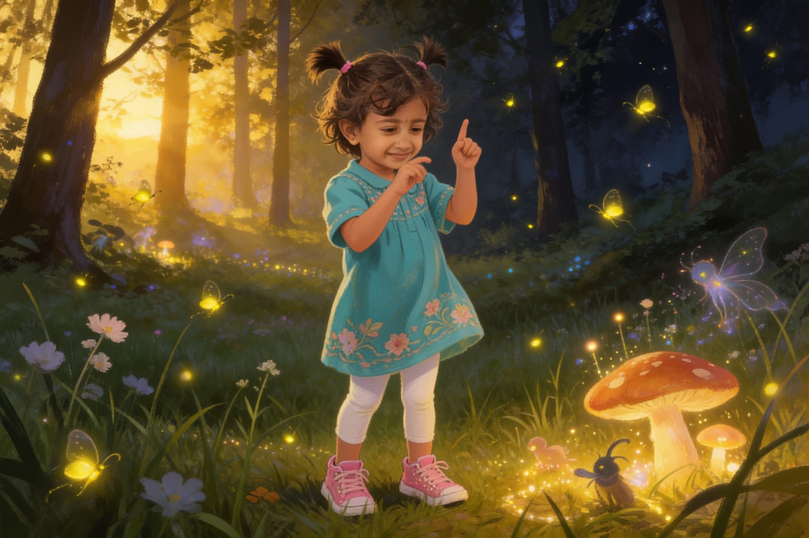 Firefly Bedtime: A Story for Sia — illustration for page 4