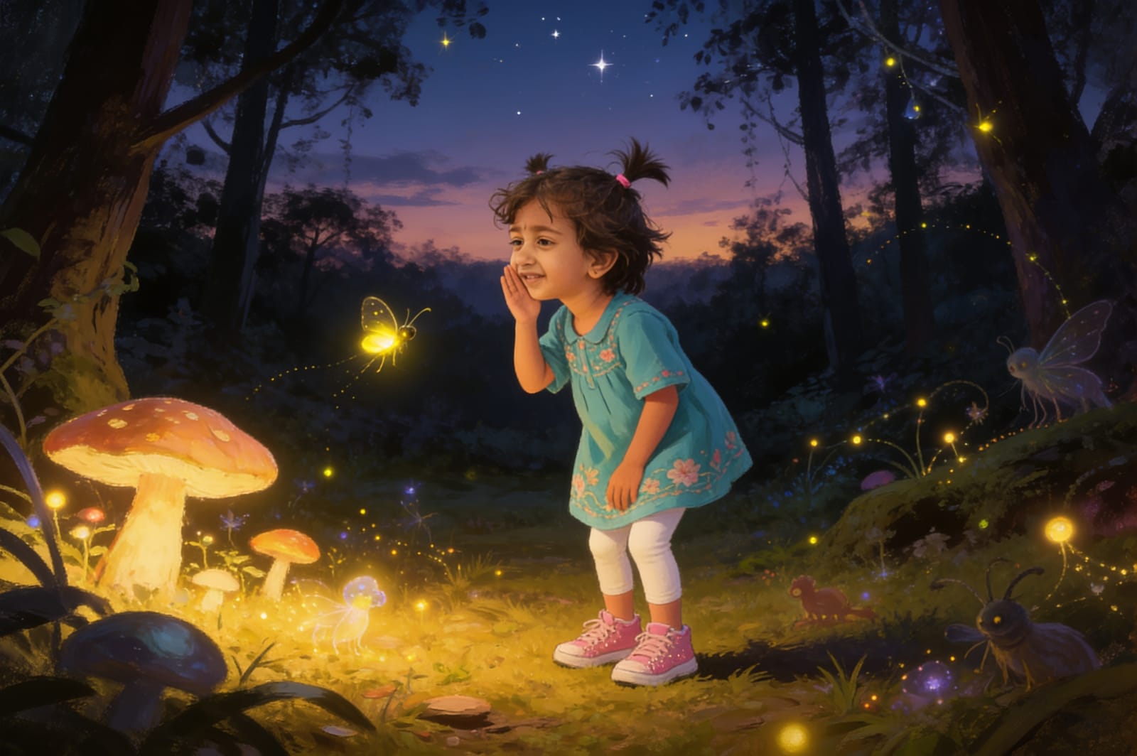 Firefly Bedtime: A Story for Sia — illustration for page 5