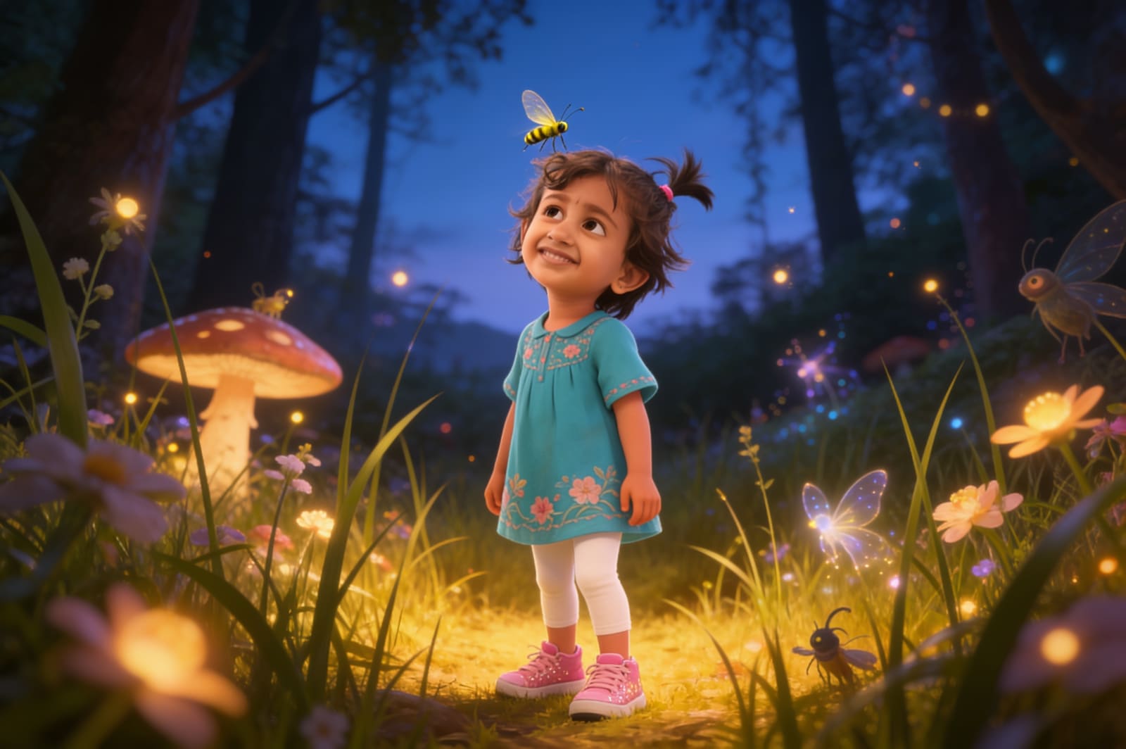 Firefly Bedtime: A Story for Sia — illustration for page 6