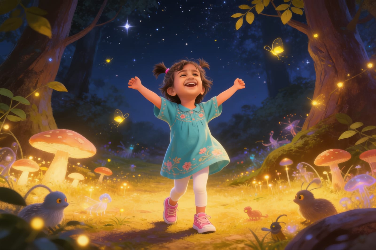 Firefly Bedtime: A Story for Sia — illustration for page 8