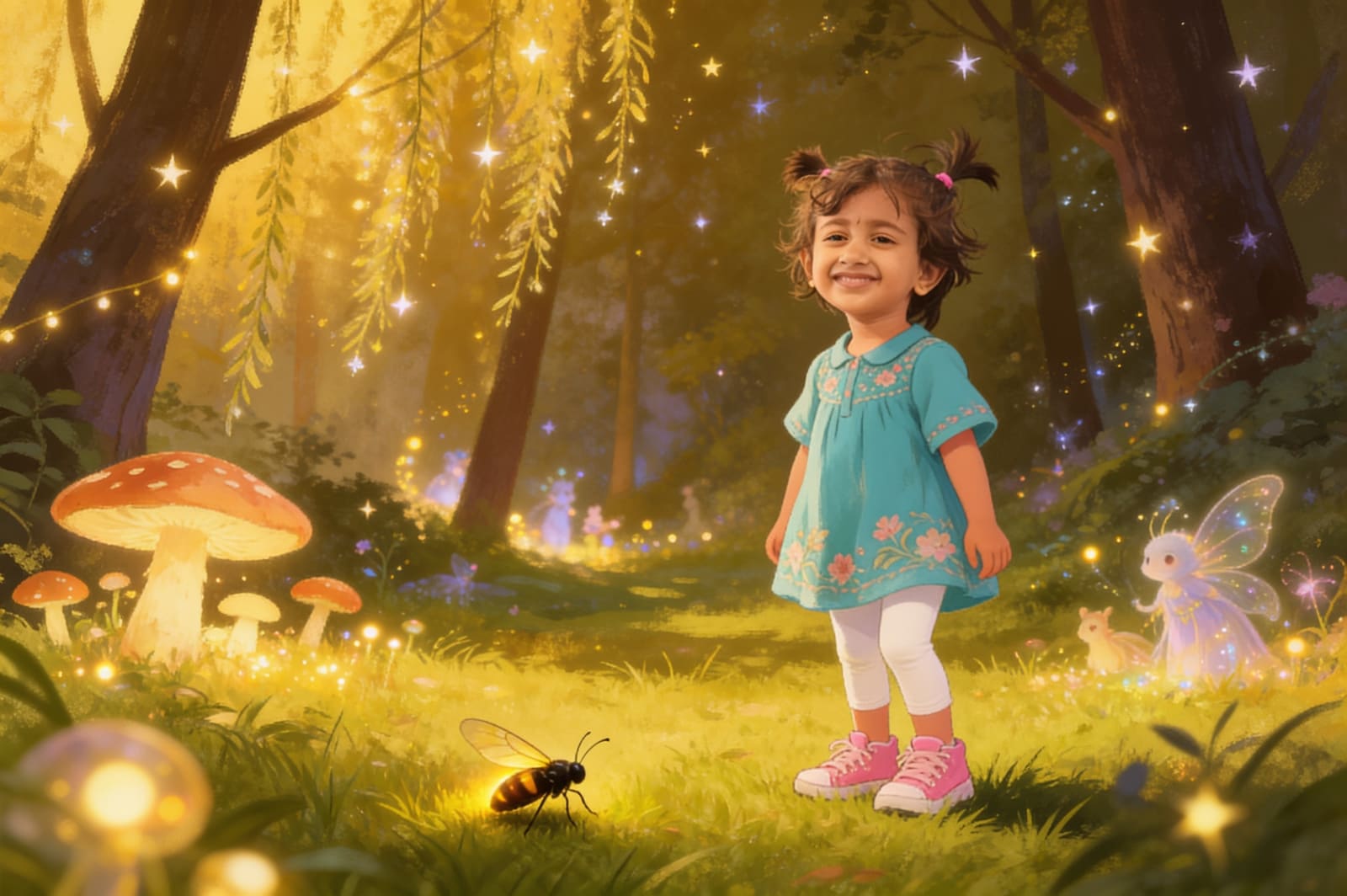 Firefly Bedtime: A Story for Sia — illustration for page 9