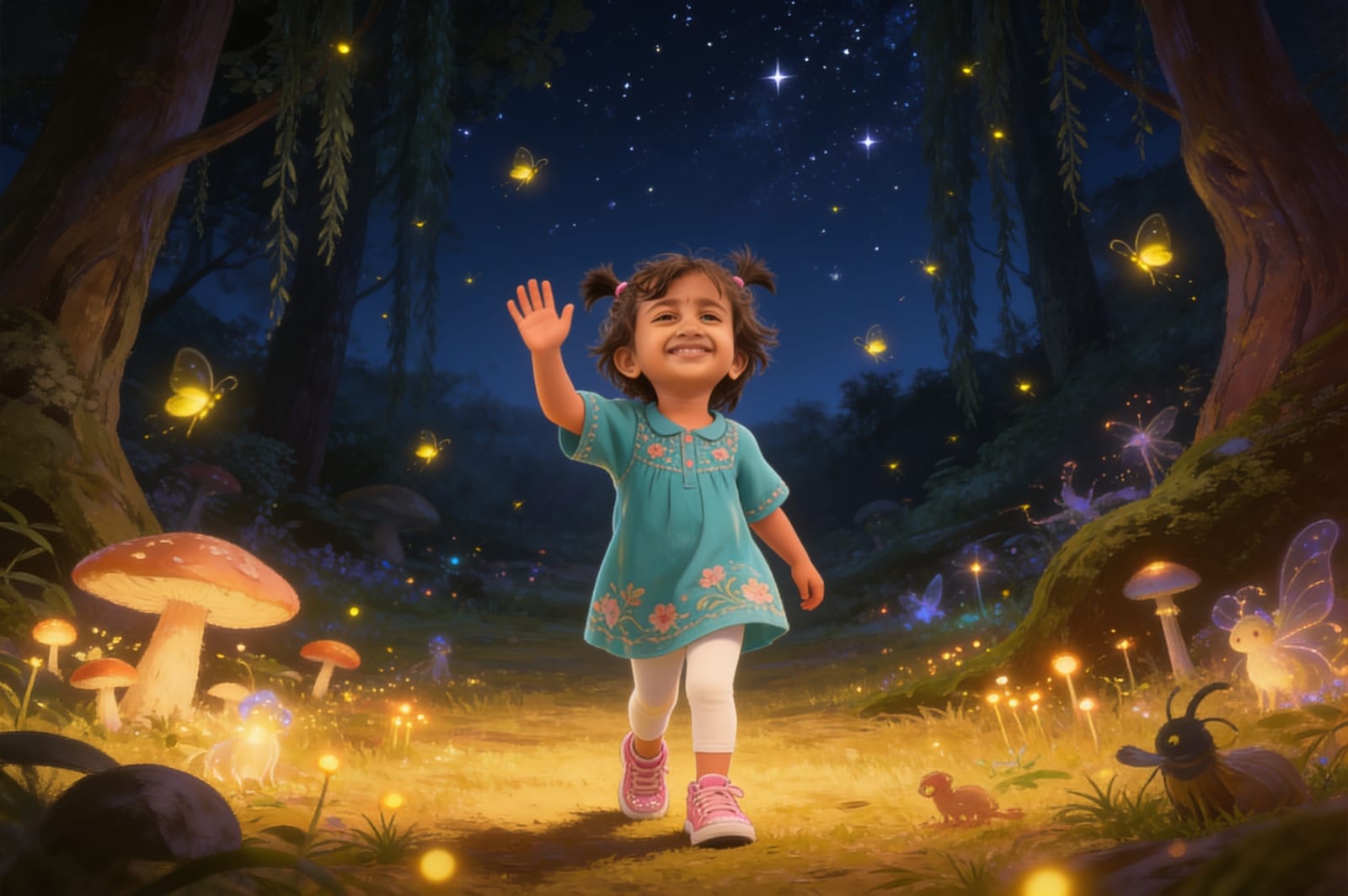 Firefly Bedtime: A Story for Sia — illustration for page 14