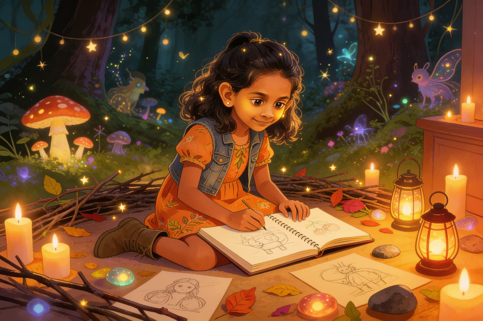 The Forgotten Lantern Festival: A Story for Jia — illustration for page 4