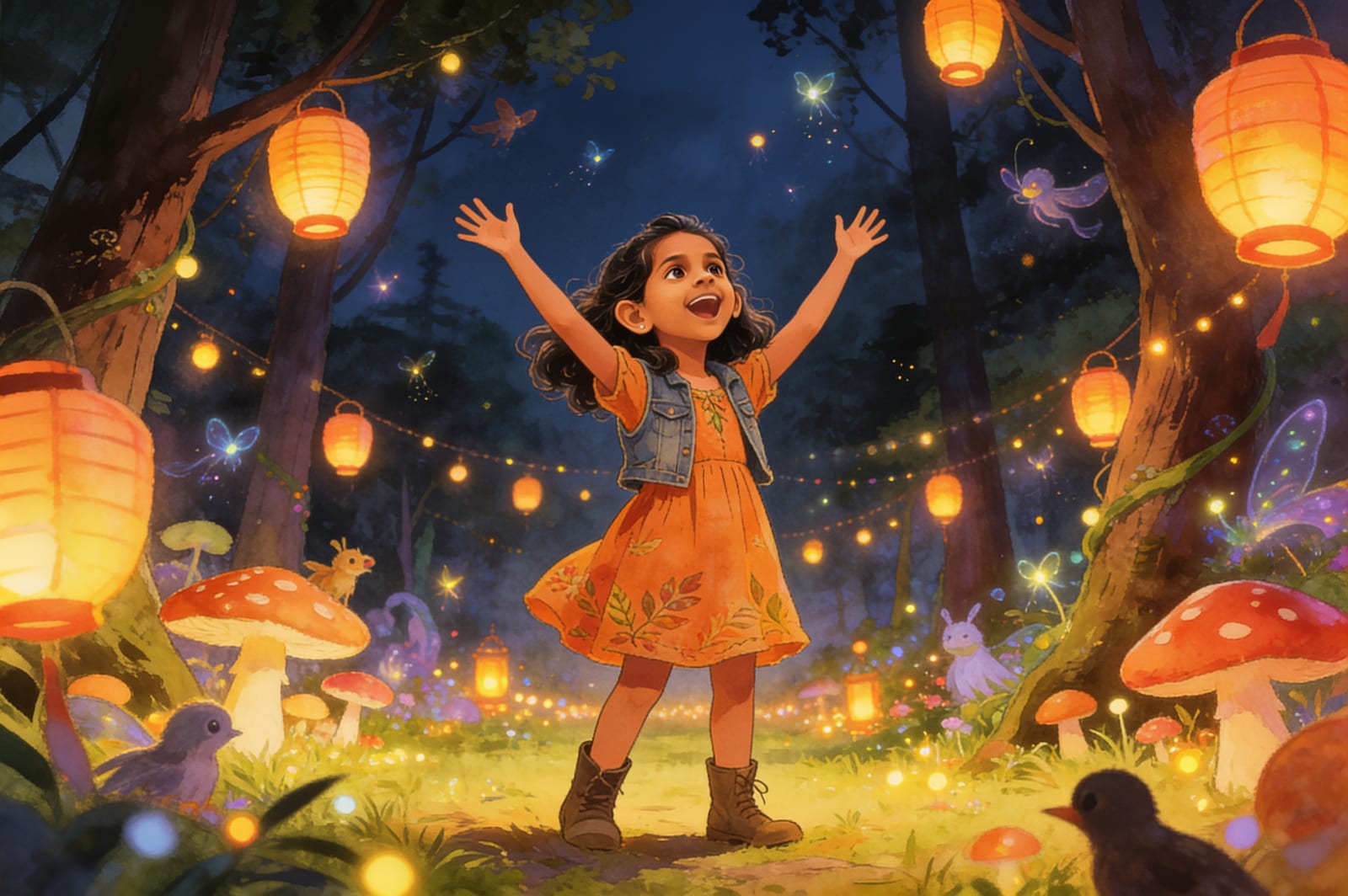The Forgotten Lantern Festival: A Story for Jia — illustration for page 7