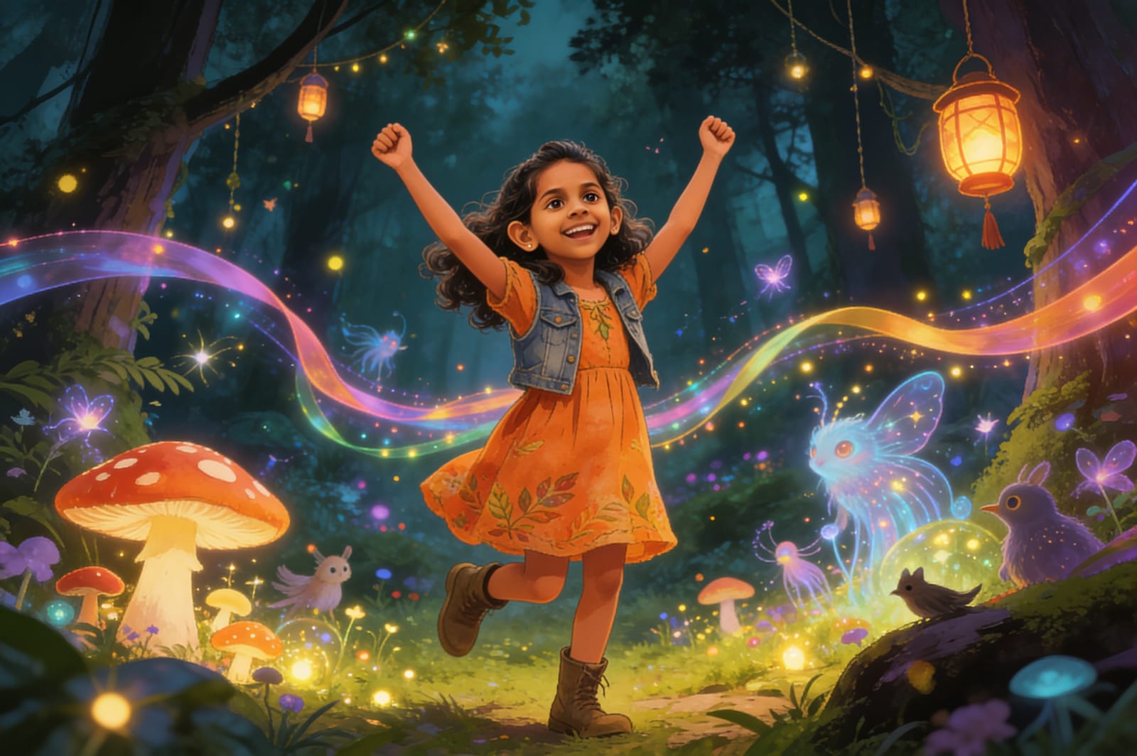 The Forgotten Lantern Festival: A Story for Jia — illustration for page 14