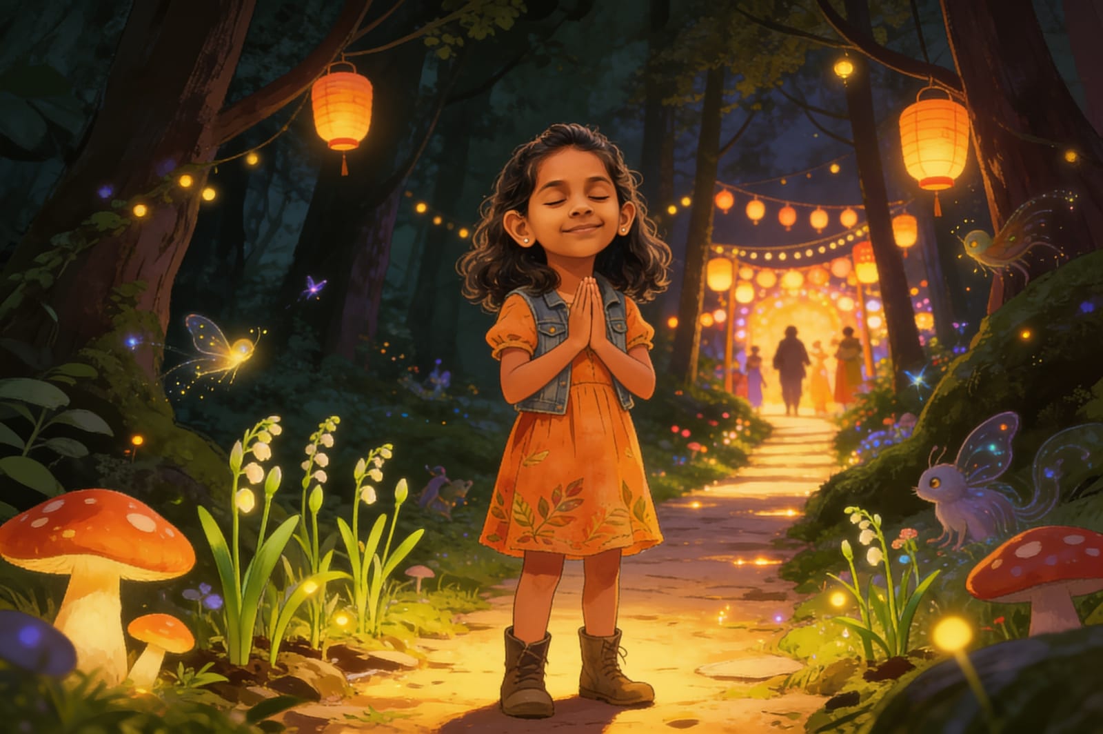 The Forgotten Lantern Festival: A Story for Jia — illustration for page 15