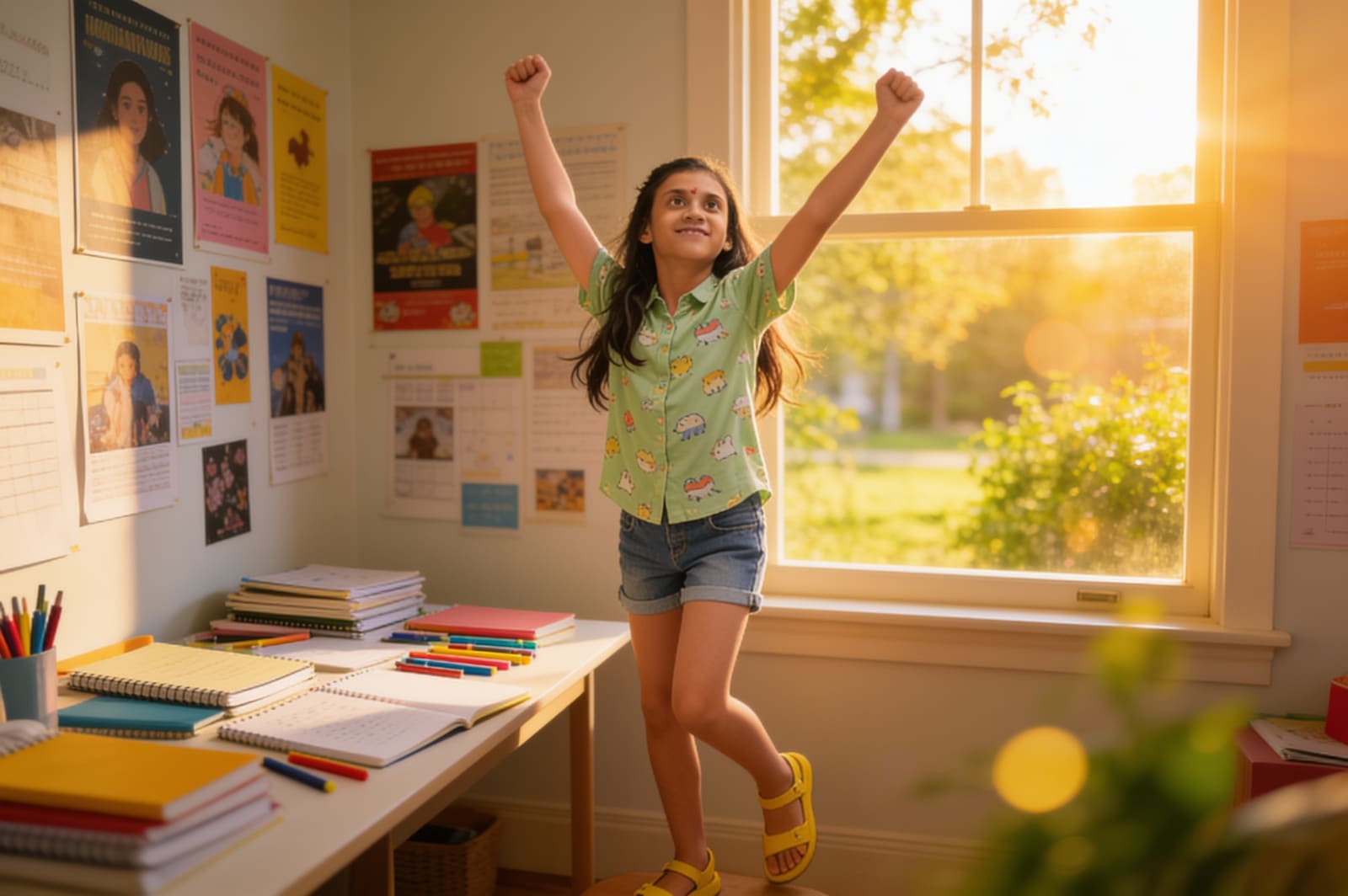 Anaya's Journey to the Top of Class 6 — illustration for page 10