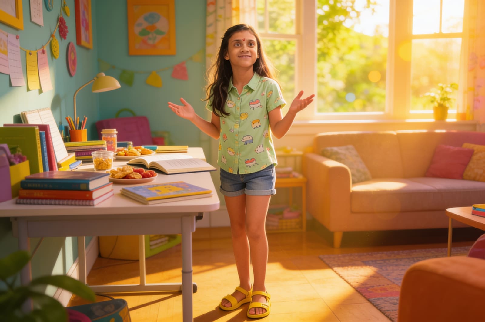 Anaya's Journey to the Top of Class 6 — illustration for page 11