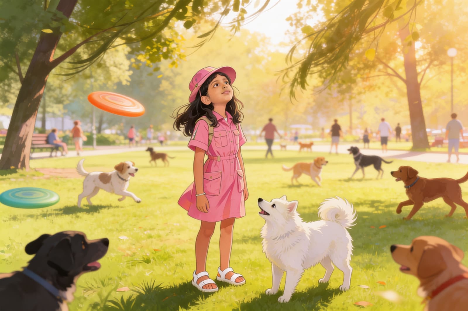Shreya's Exciting Day Out with Tommy — illustration for page 3