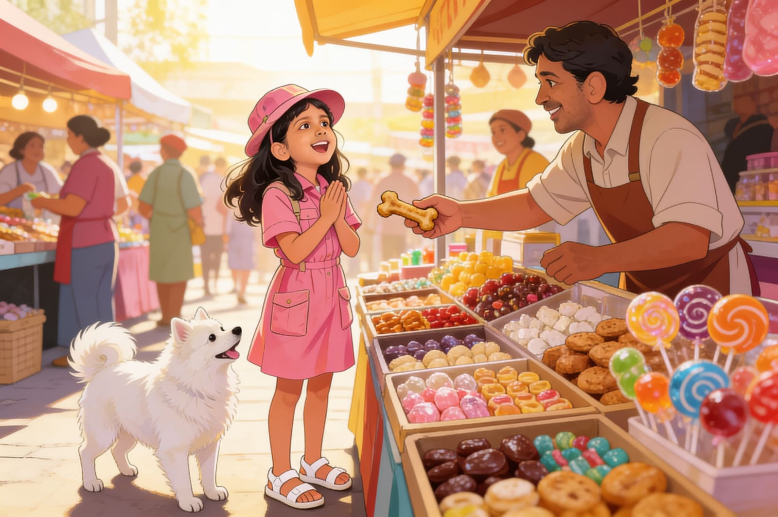 Shreya's Exciting Day Out with Tommy — illustration for page 5