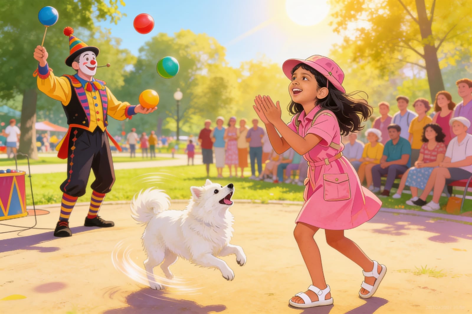 Shreya's Exciting Day Out with Tommy — illustration for page 7