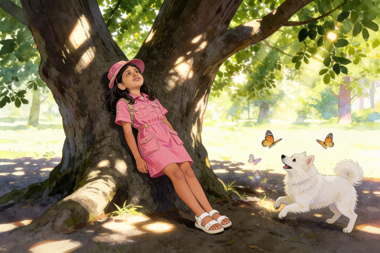 Shreya's Exciting Day Out with Tommy — illustration for page 10