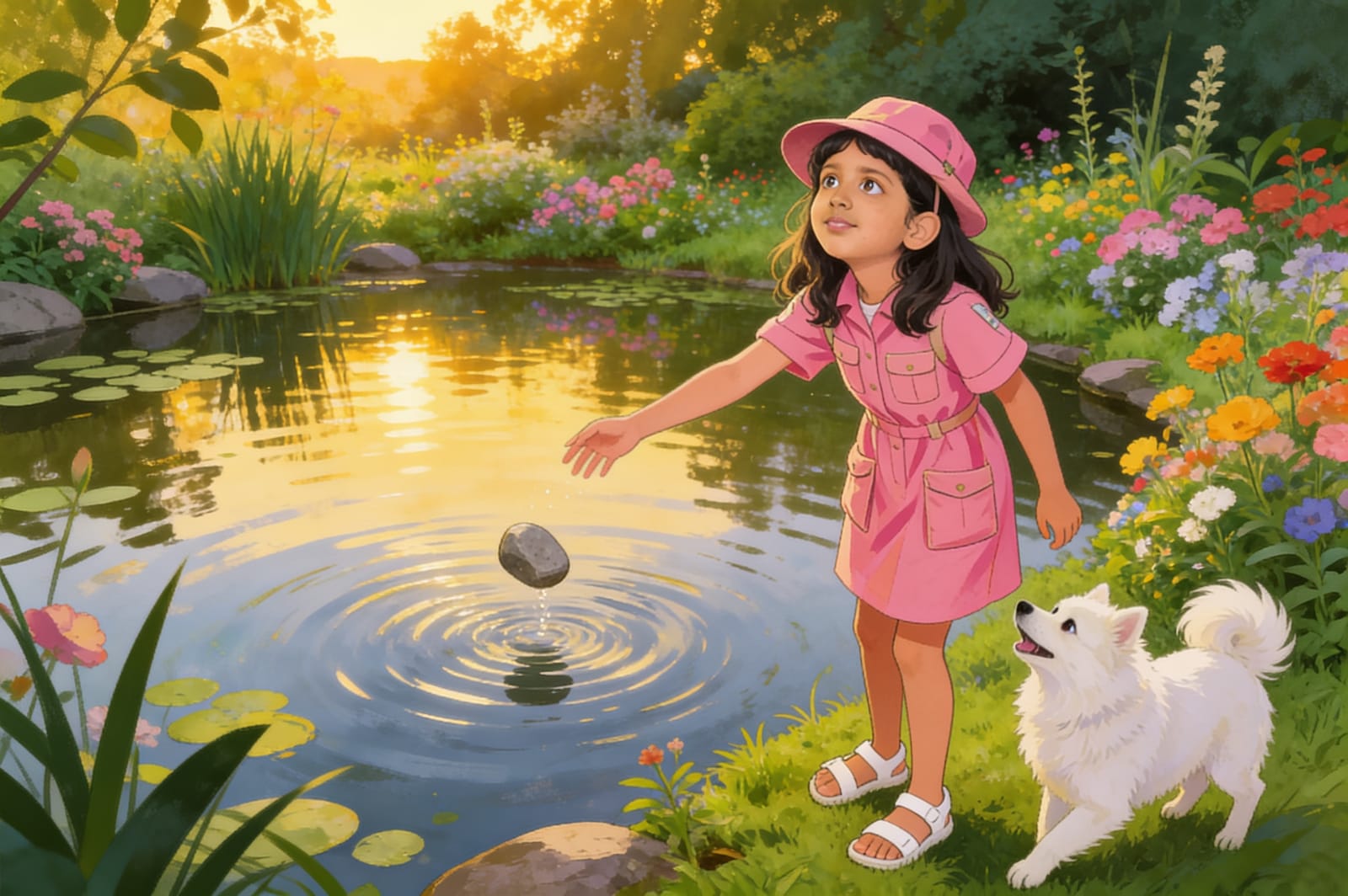 Shreya's Exciting Day Out with Tommy — illustration for page 11