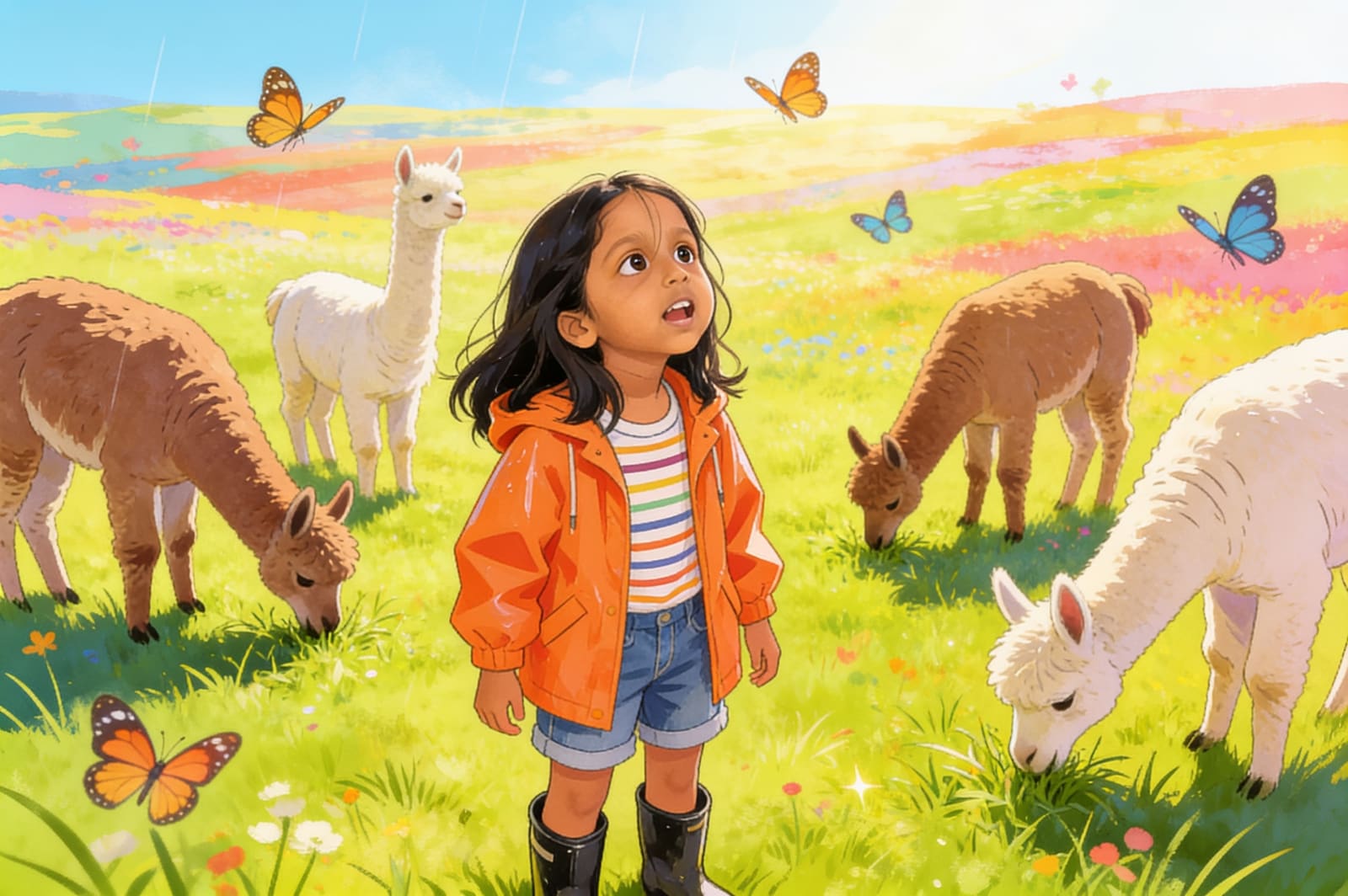Aahana's Adventure with Alpac — illustration for page 4