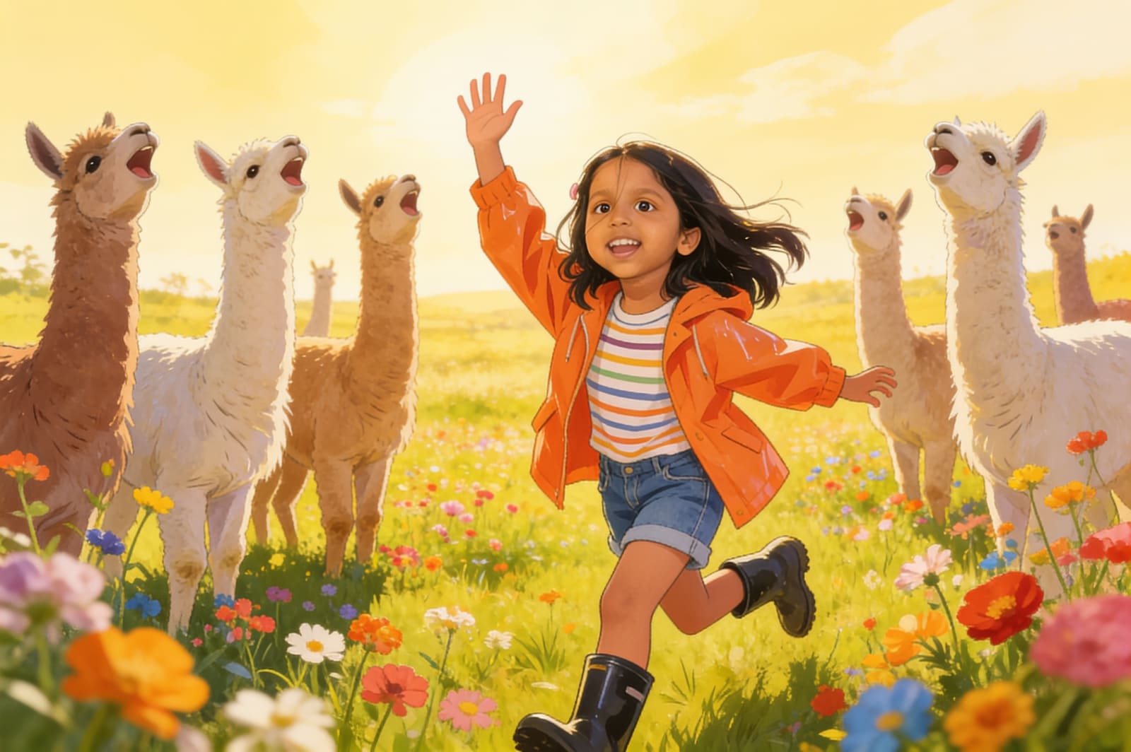 Aahana's Adventure with Alpac — illustration for page 5