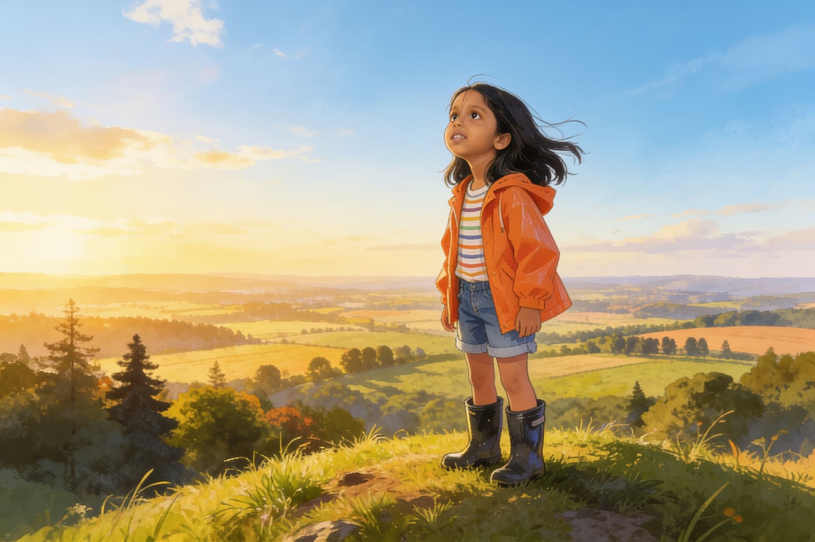 Aahana's Adventure with Alpac — illustration for page 6