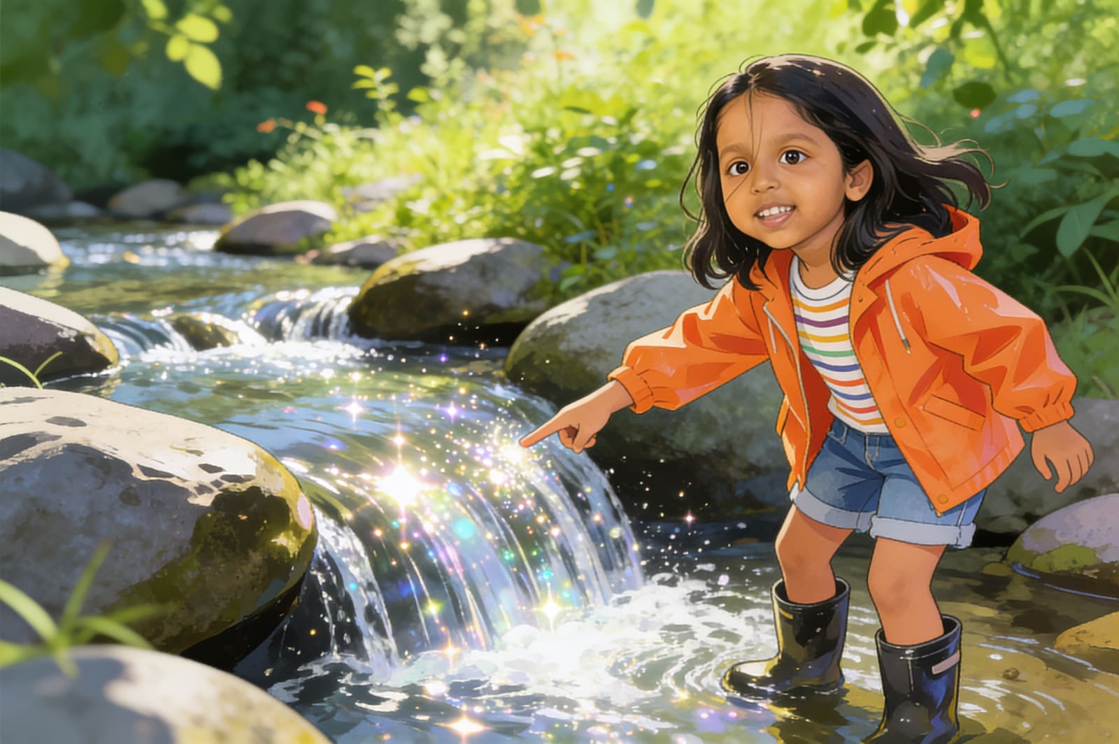 Aahana's Adventure with Alpac — illustration for page 7