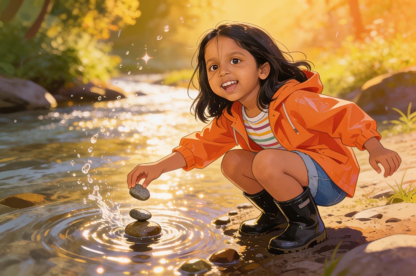 Aahana's Adventure with Alpac — illustration for page 8
