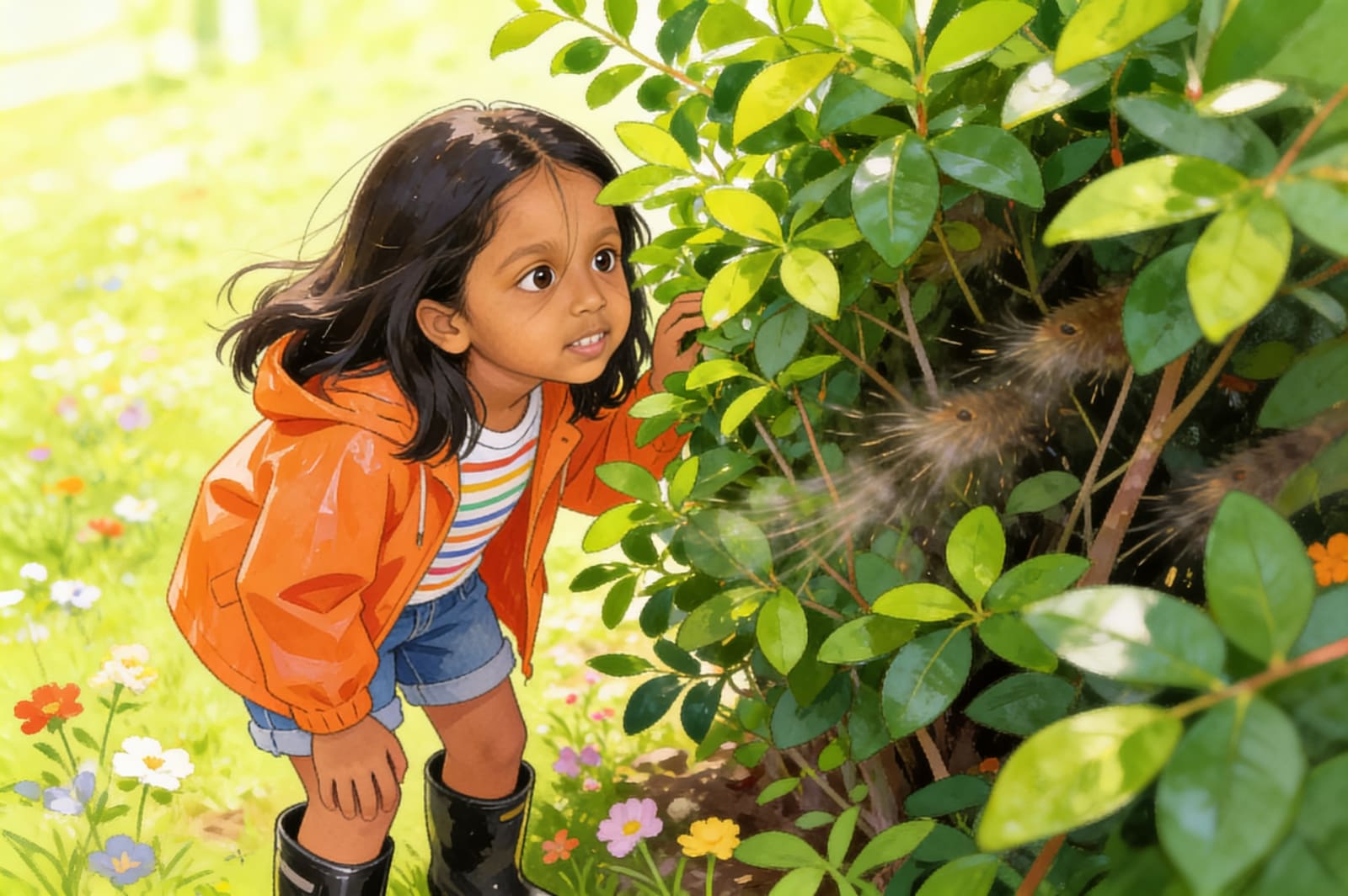 Aahana's Adventure with Alpac — illustration for page 9