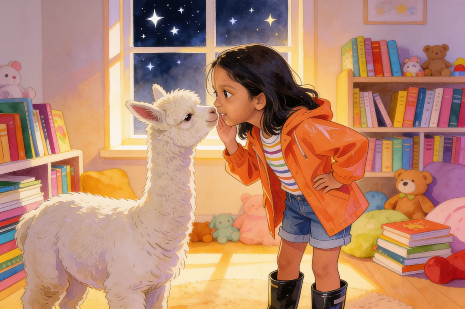 Aahana's Adventure with Alpac — illustration for page 16