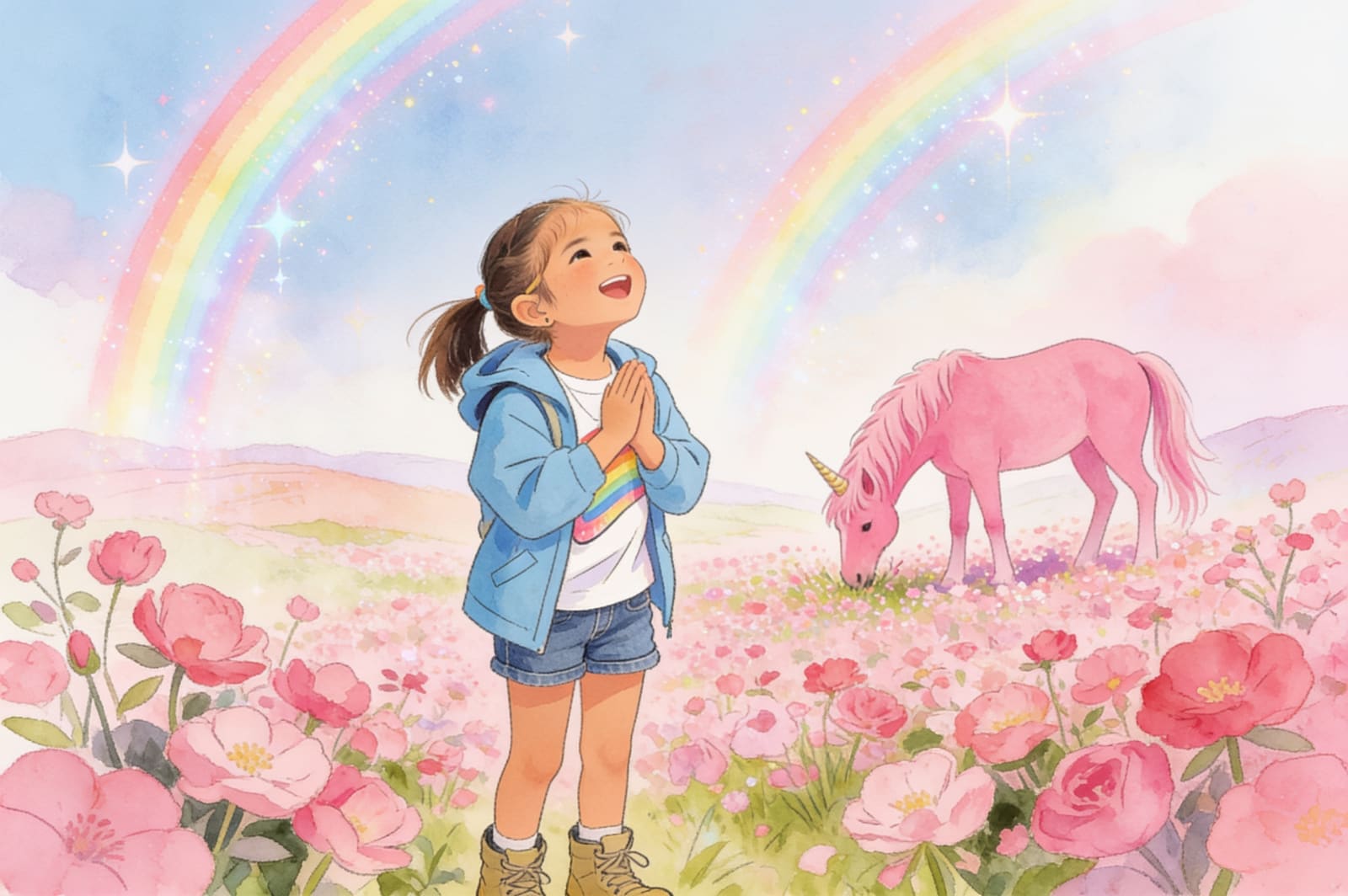 Amairaa's Unicorn Adventure — illustration for page 2