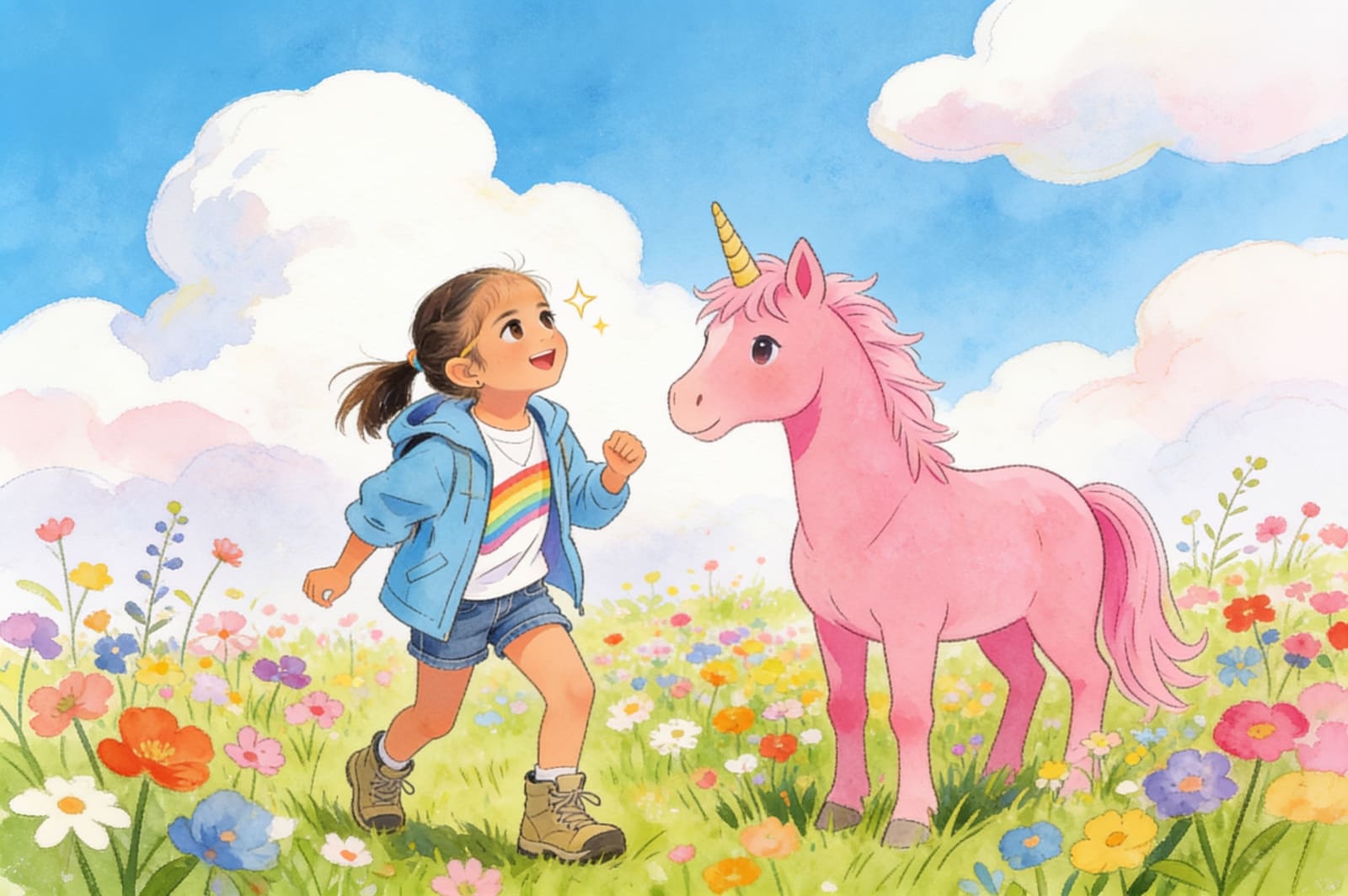 Amairaa's Unicorn Adventure — illustration for page 3