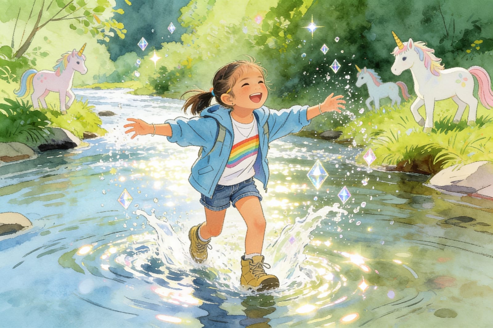 Amairaa's Unicorn Adventure — illustration for page 6