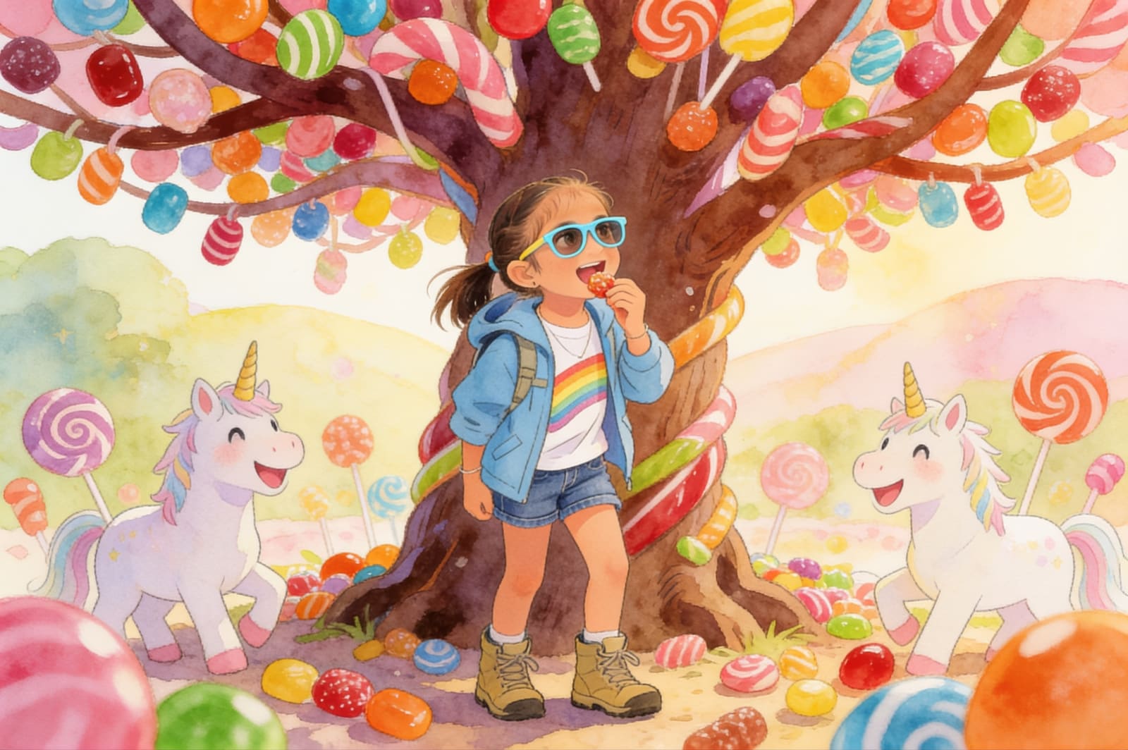 Amairaa's Unicorn Adventure — illustration for page 7